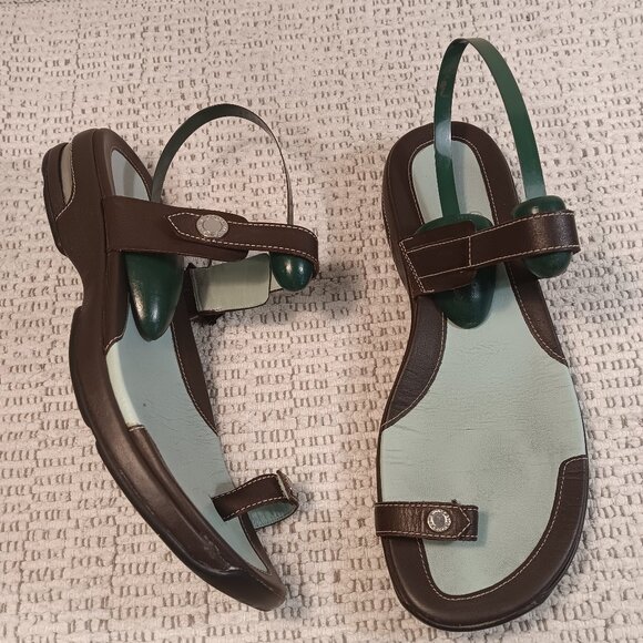 Cole Haan Brown and Green Sandals - Picture 1 of 14